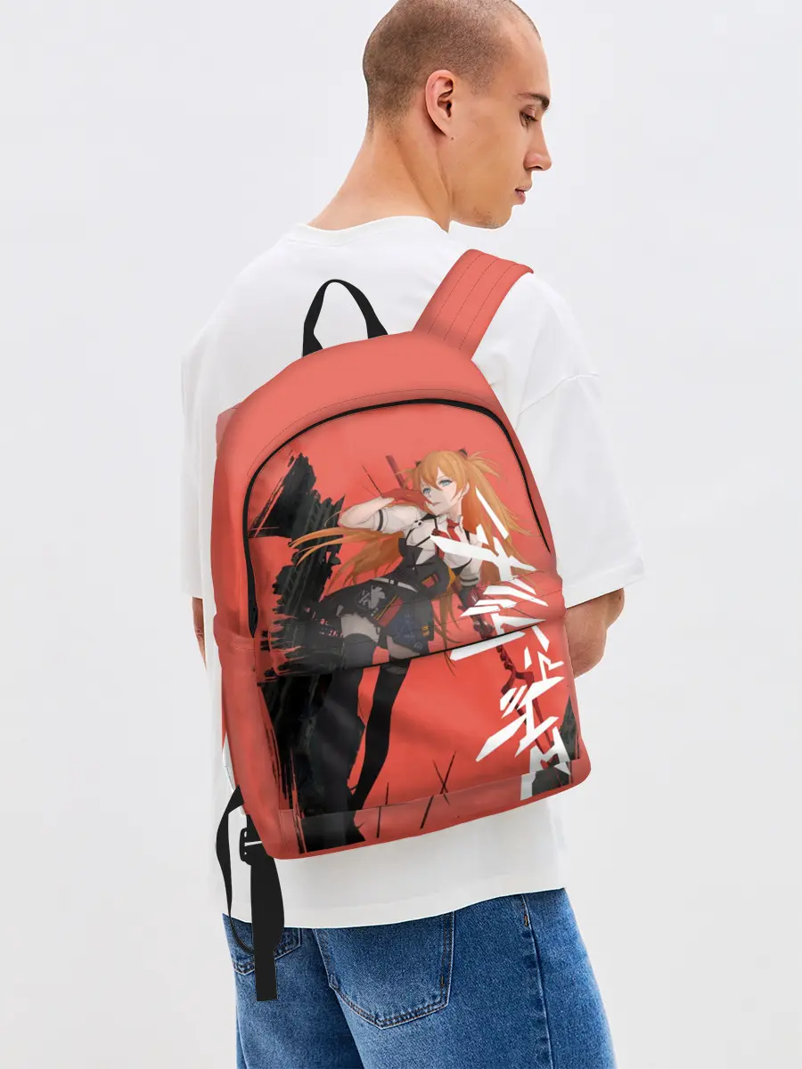 Рюкзак джинсовый / Evangelion Asuka Langley