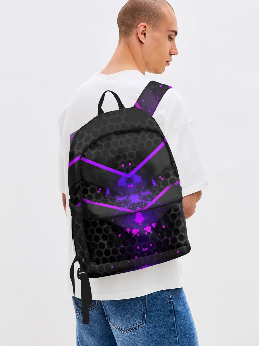 Рюкзак джинсовый / Ултрофиолеовый угол 3D