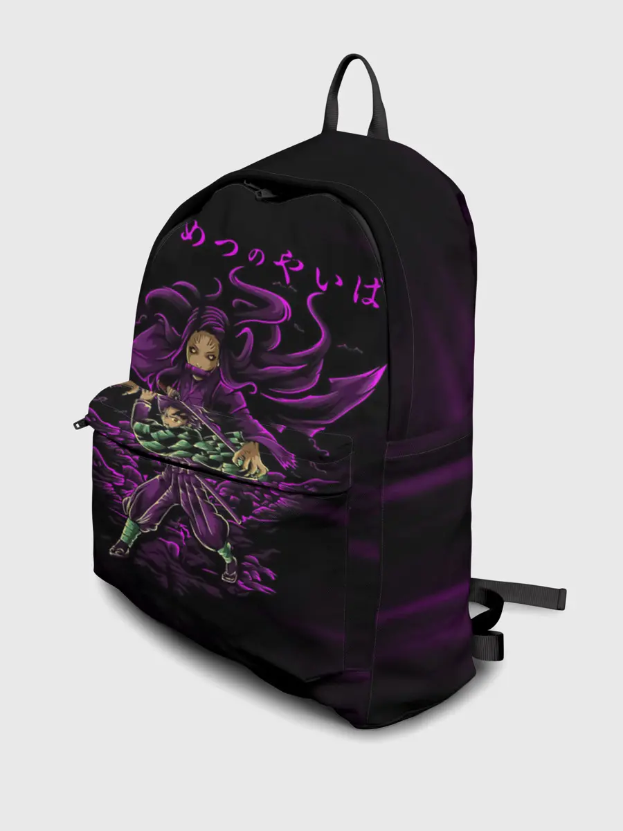 Рюкзак джинсовый / Танджиро и Незуко Камадо