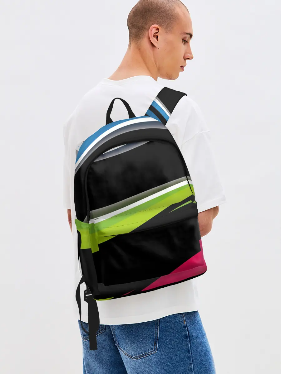 Рюкзак джинсовый / Волны