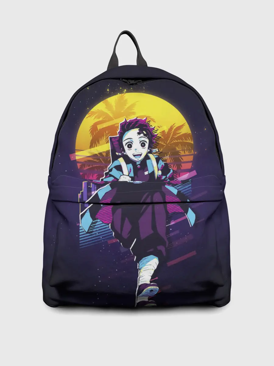 Рюкзак джинсовый / Танджиро Камадо Kimetsu no Yaiba