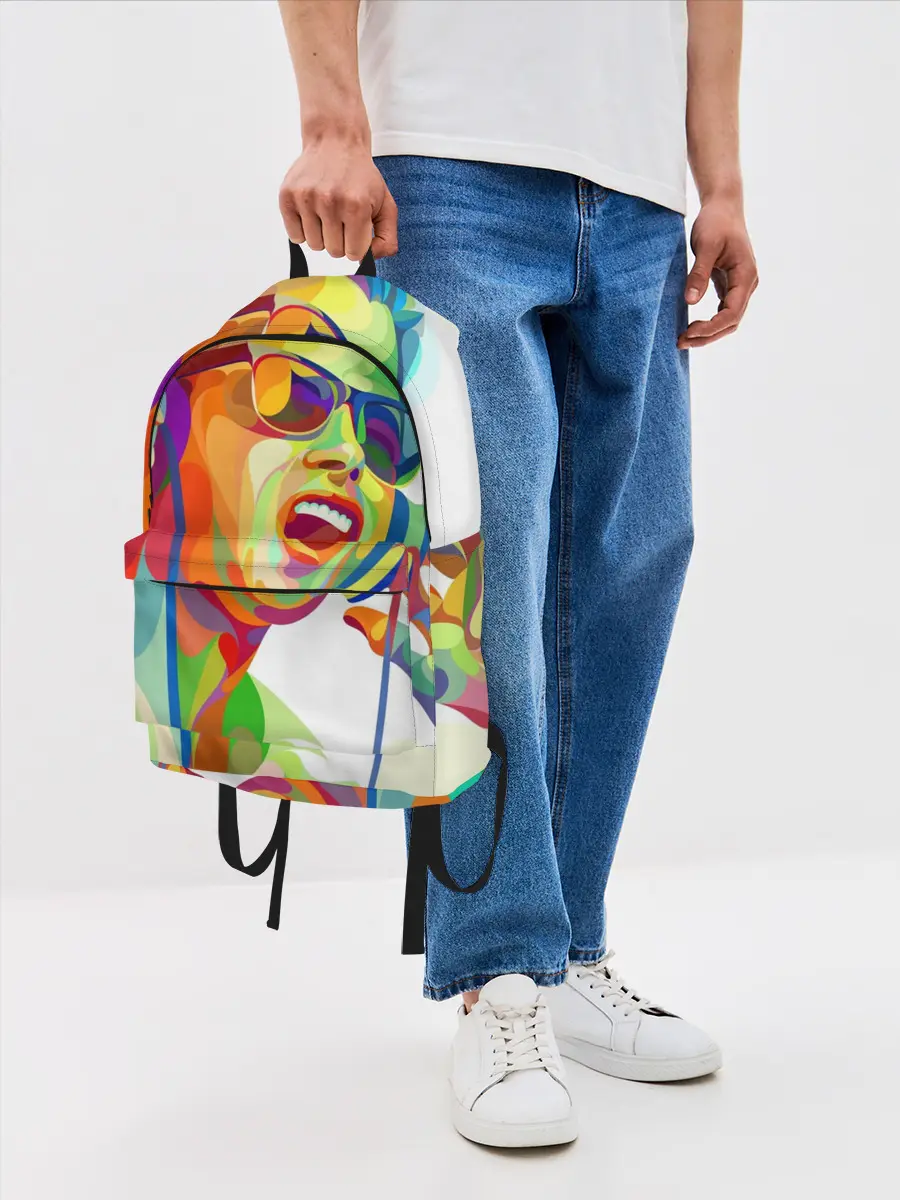 Рюкзак джинсовый / Слушаем Музыку