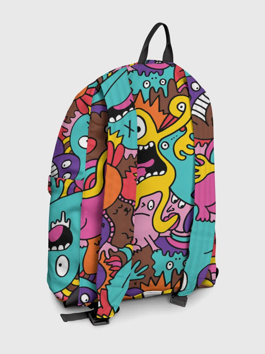 Рюкзак джинсовый / crazy abstraction