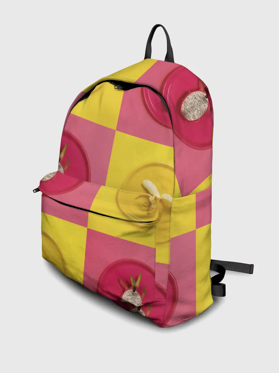 Рюкзак джинсовый / фрукты шахматы