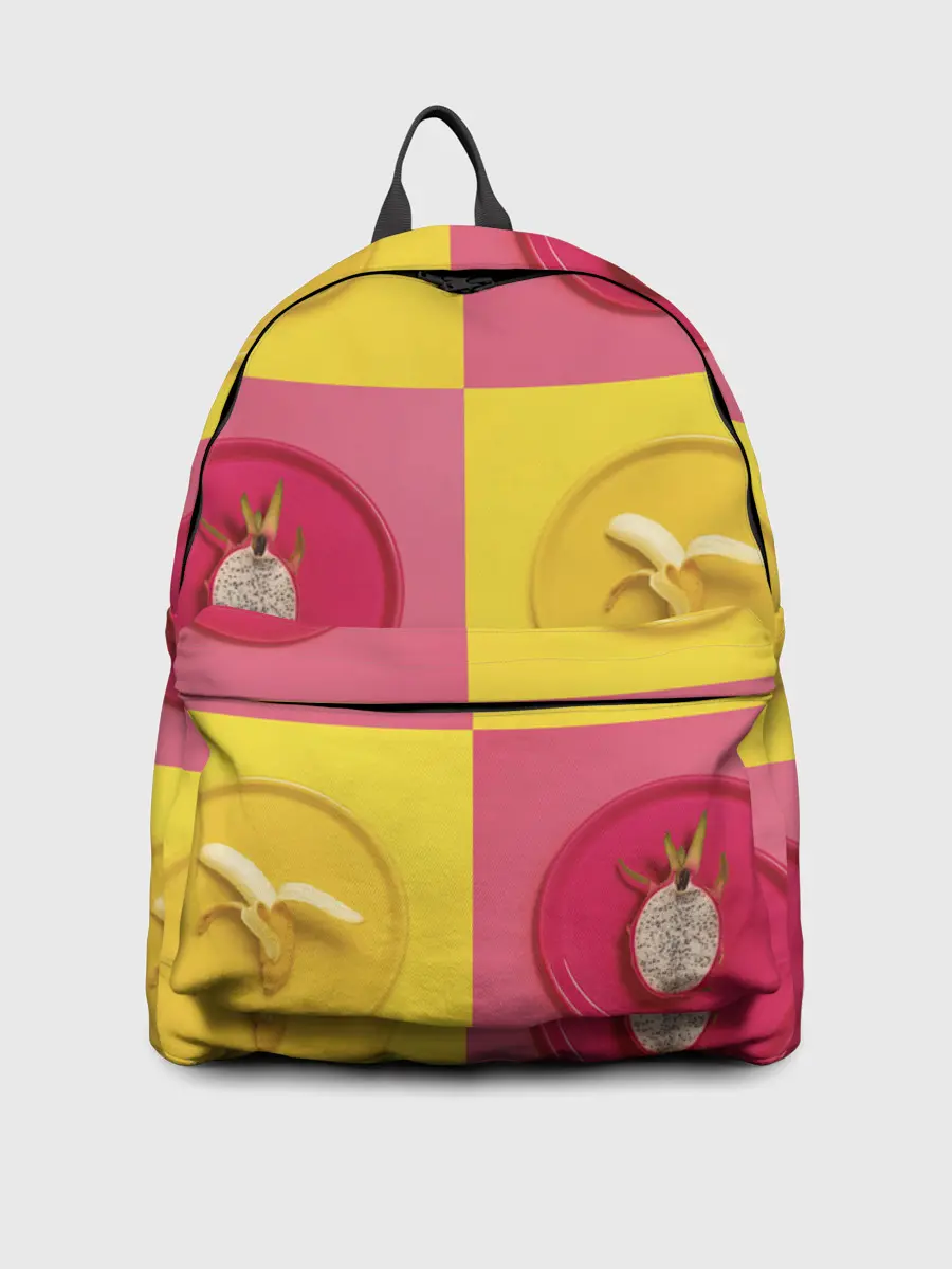 Рюкзак джинсовый / фрукты шахматы