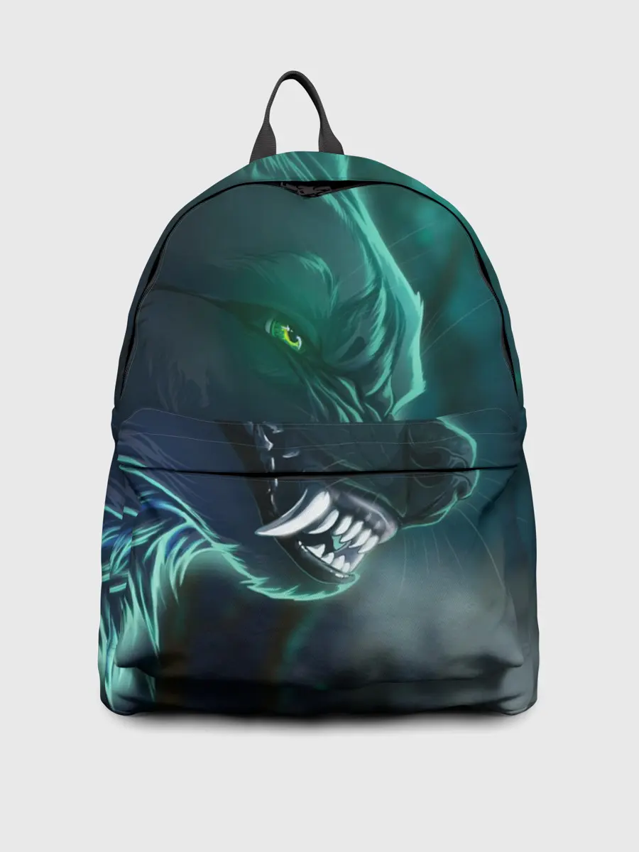 Рюкзак джинсовый / ВОЛЧИЙ ОСКАЛ