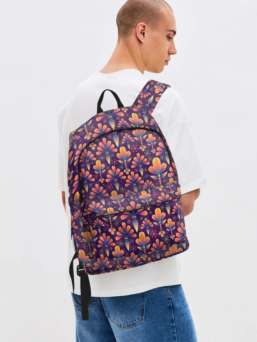 Рюкзак джинсовый / Абстрактные узоры