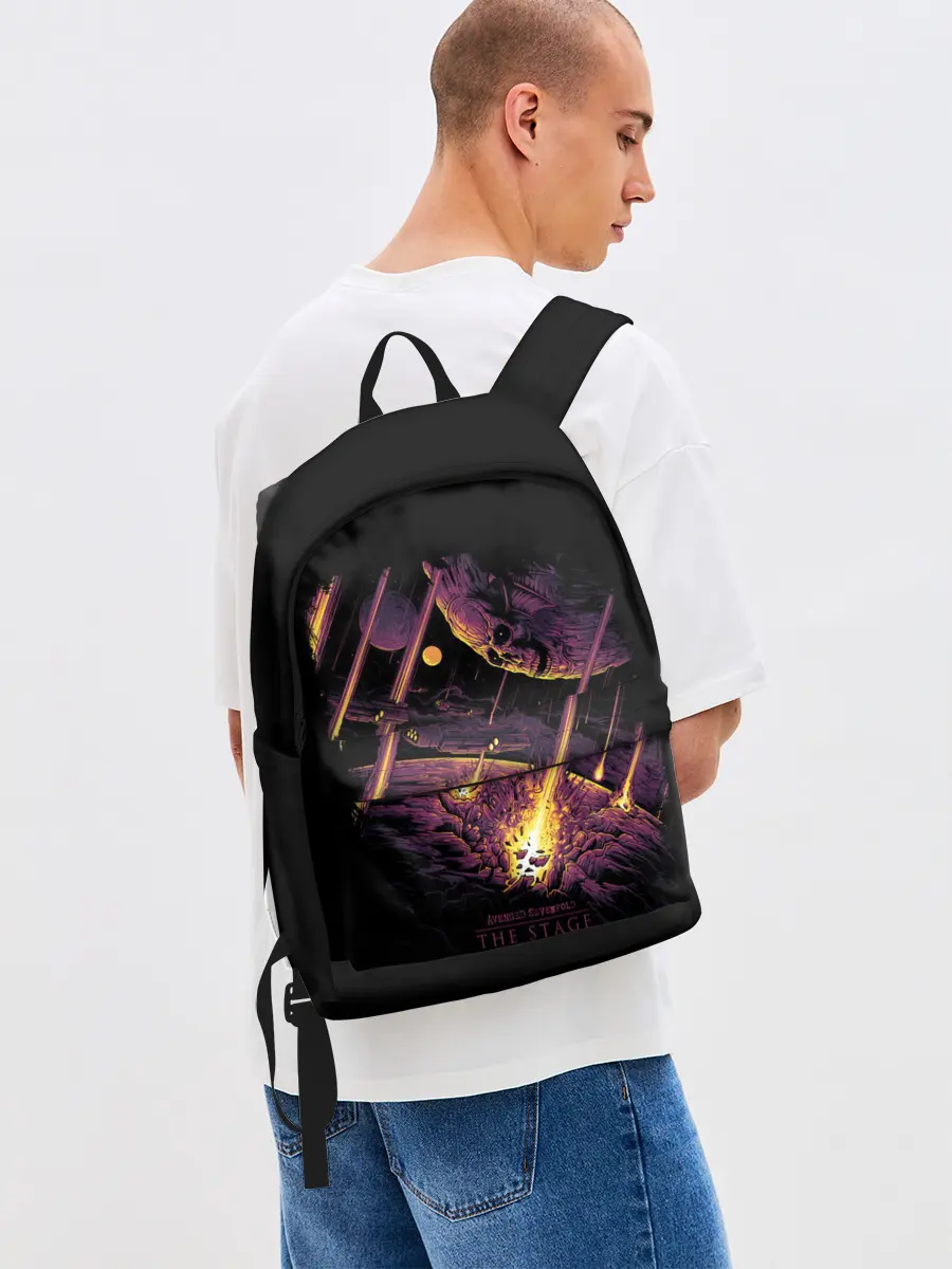 Рюкзак джинсовый / AVENGED SEVENFOLD