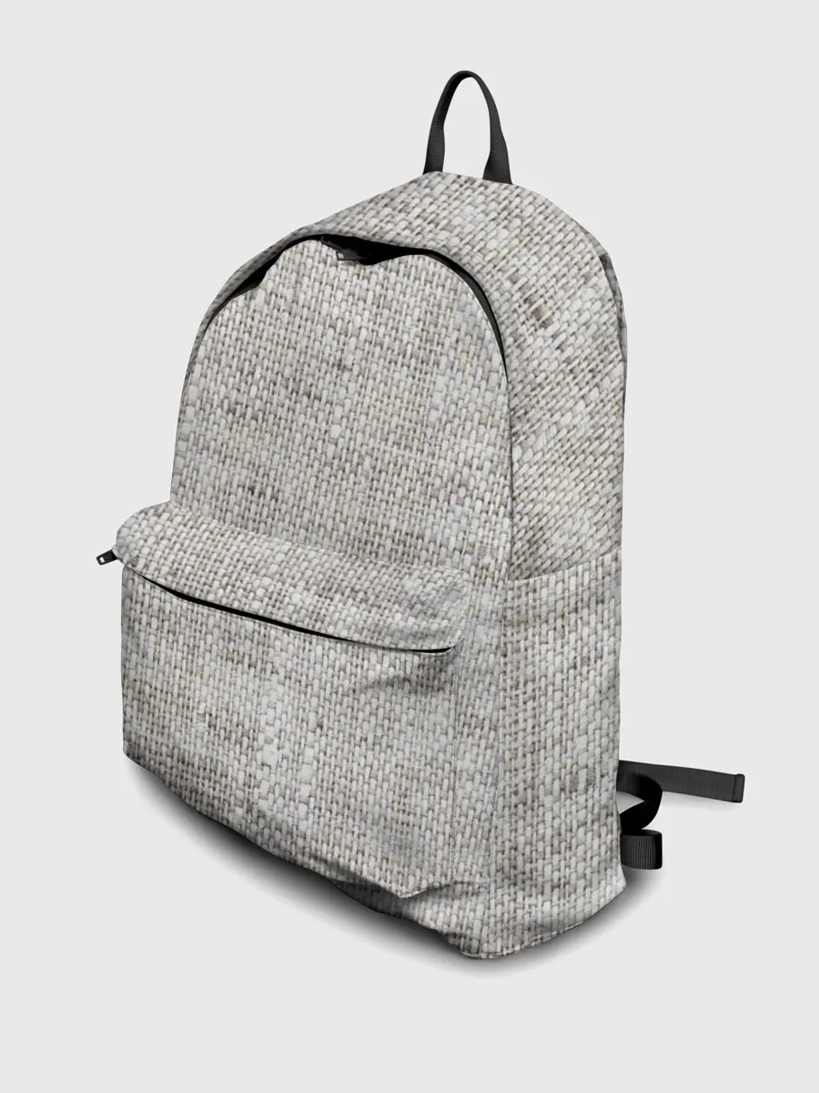 Рюкзак джинсовый / Серая Мешковина