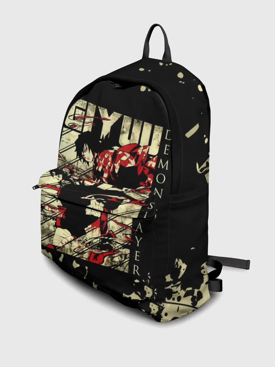Рюкзак джинсовый / GIYU Demon Slayer