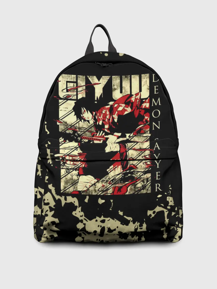 Рюкзак джинсовый / GIYU Demon Slayer