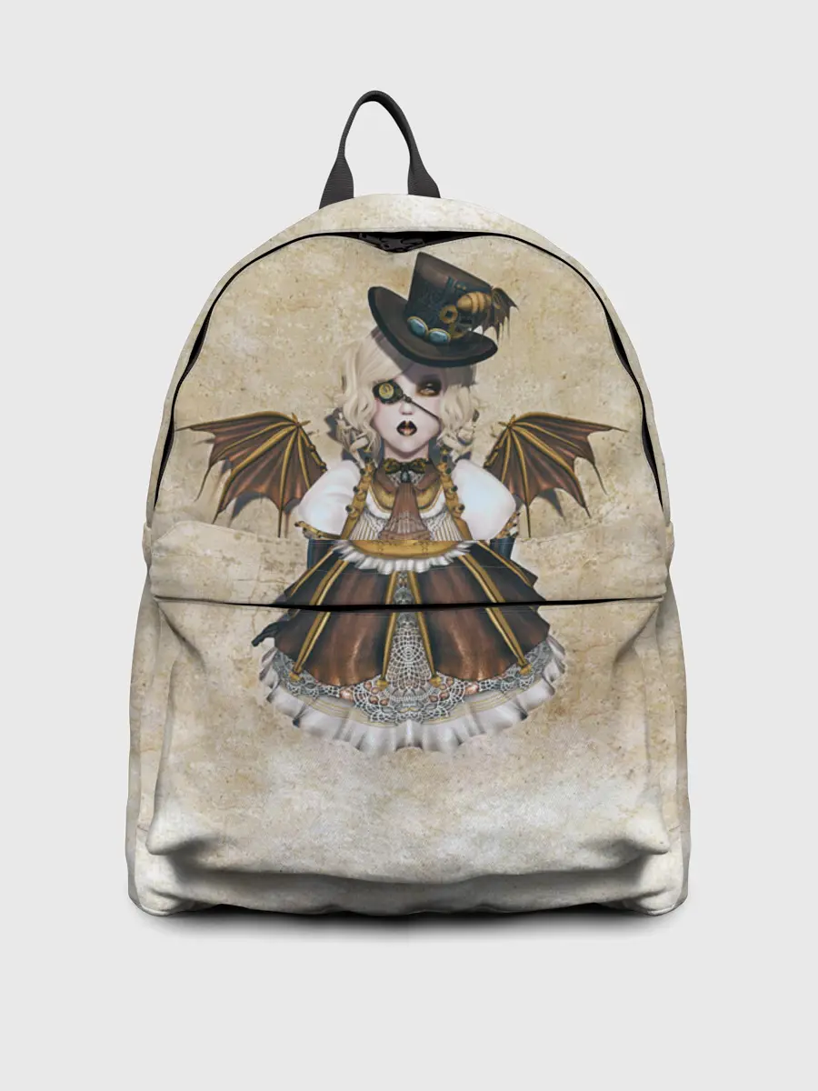 Рюкзак джинсовый / Стимпанк Девушка