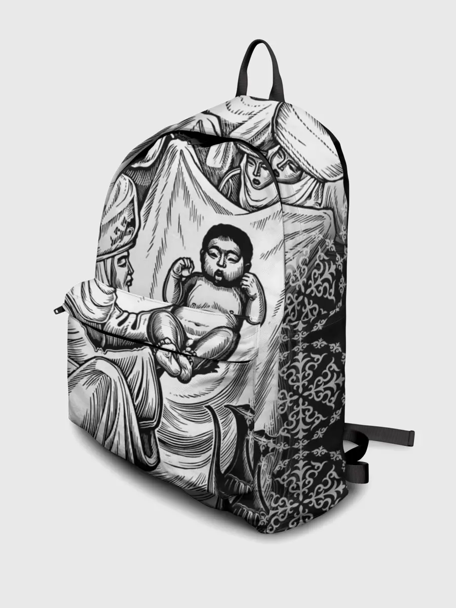 Рюкзак джинсовый / Манас Баатыр