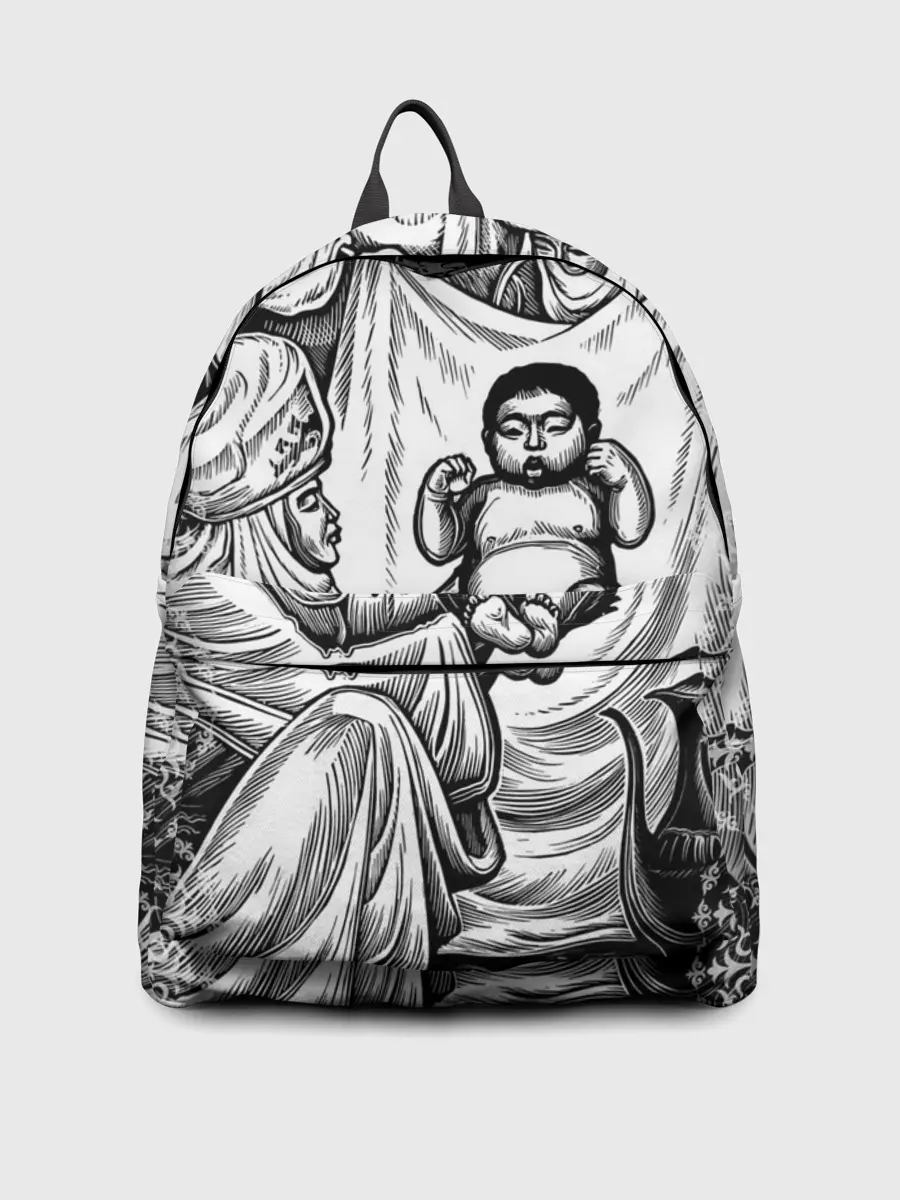 Рюкзак джинсовый / Манас Баатыр