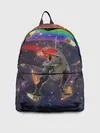 Рюкзак джинсовый / Динозавр в космосе
