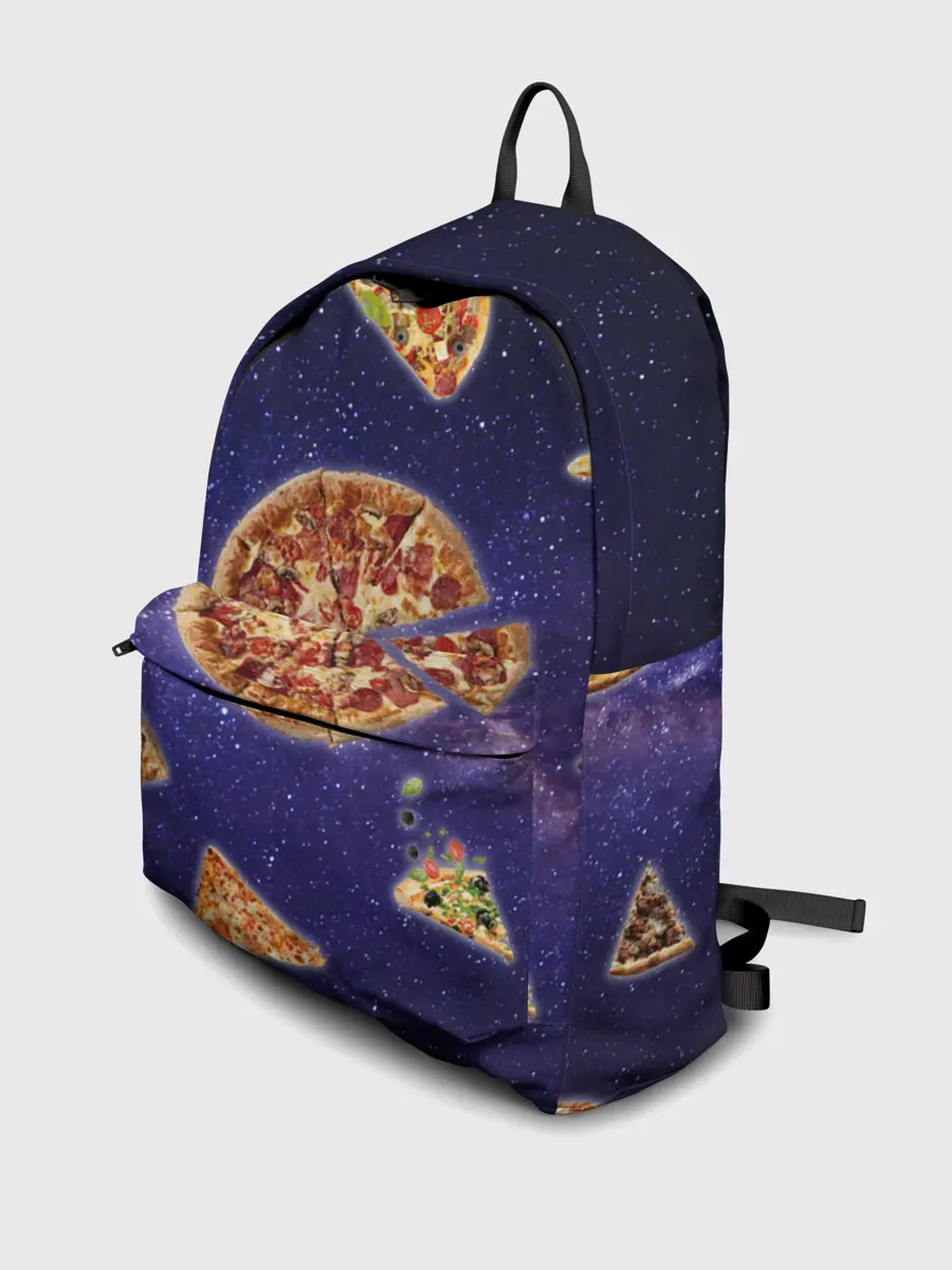 Рюкзак джинсовый / Пицца в космосе