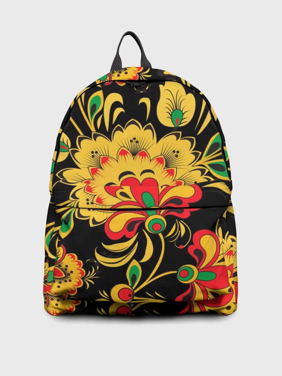 Рюкзак джинсовый / Хохлома