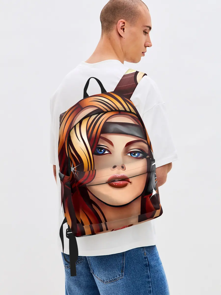 Рюкзак джинсовый / ДЕВУШКА