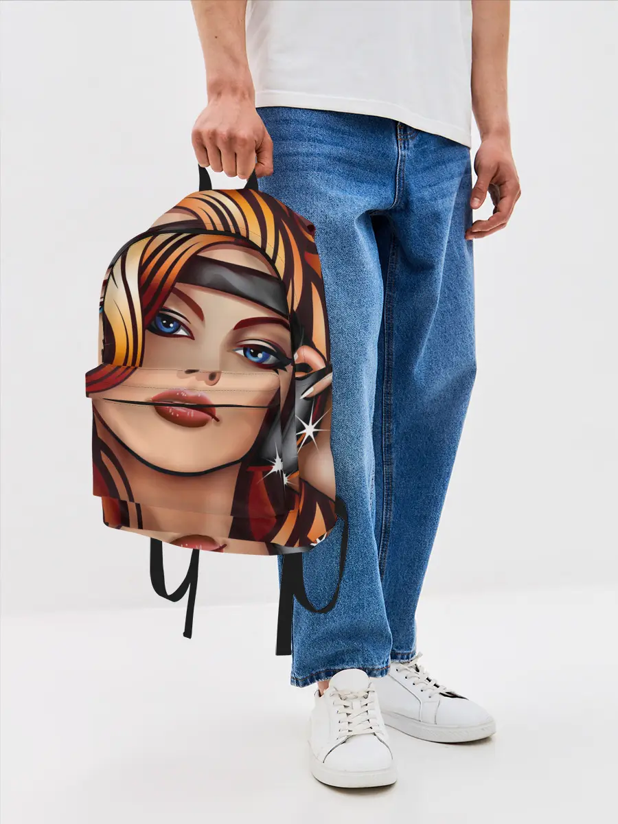 Рюкзак джинсовый / ДЕВУШКА