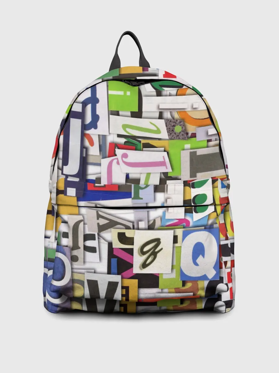 Рюкзак джинсовый / АЛФАВИТ