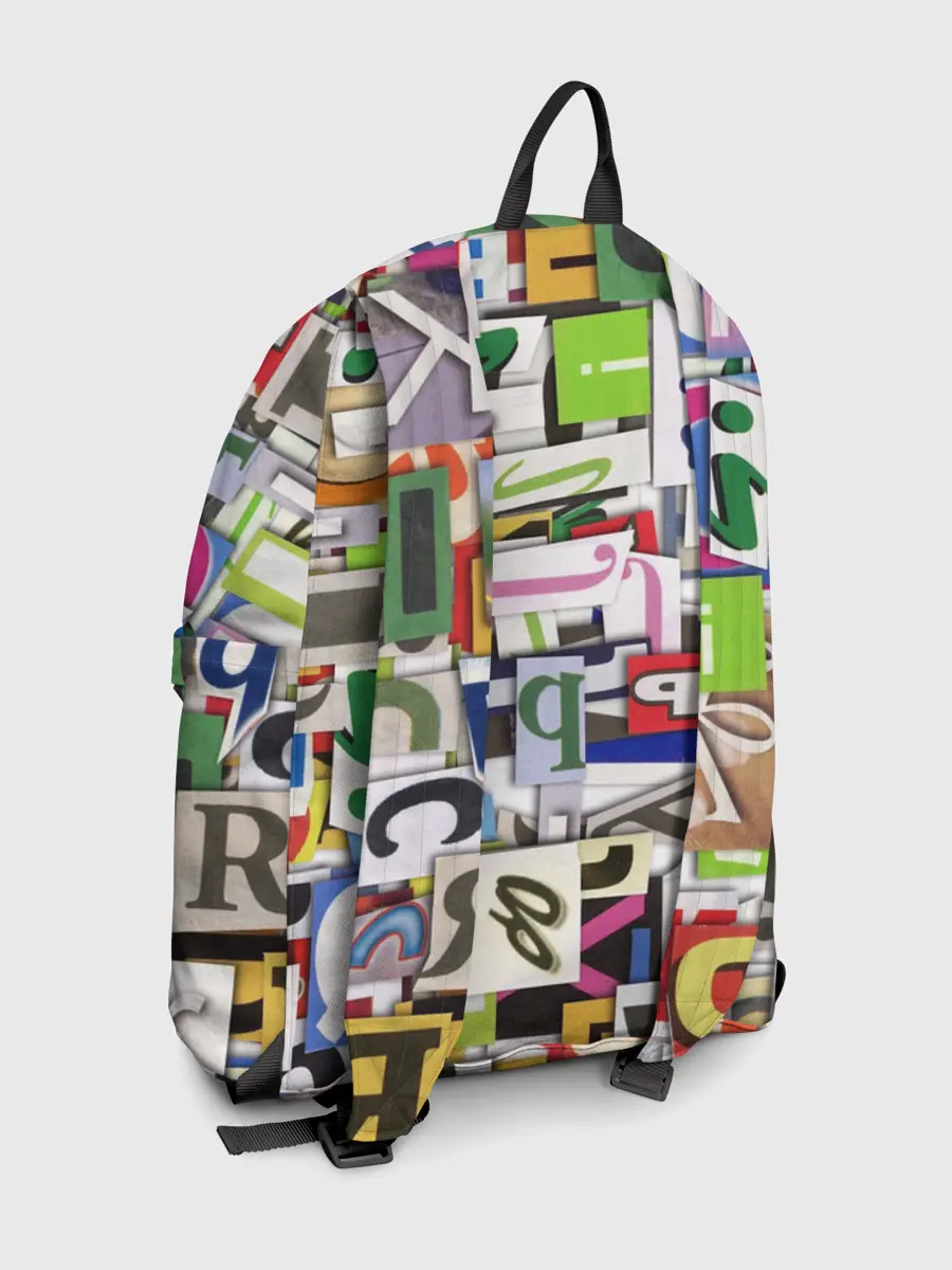 Рюкзак джинсовый / АЛФАВИТ