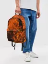 Рюкзак джинсовый / Огонь