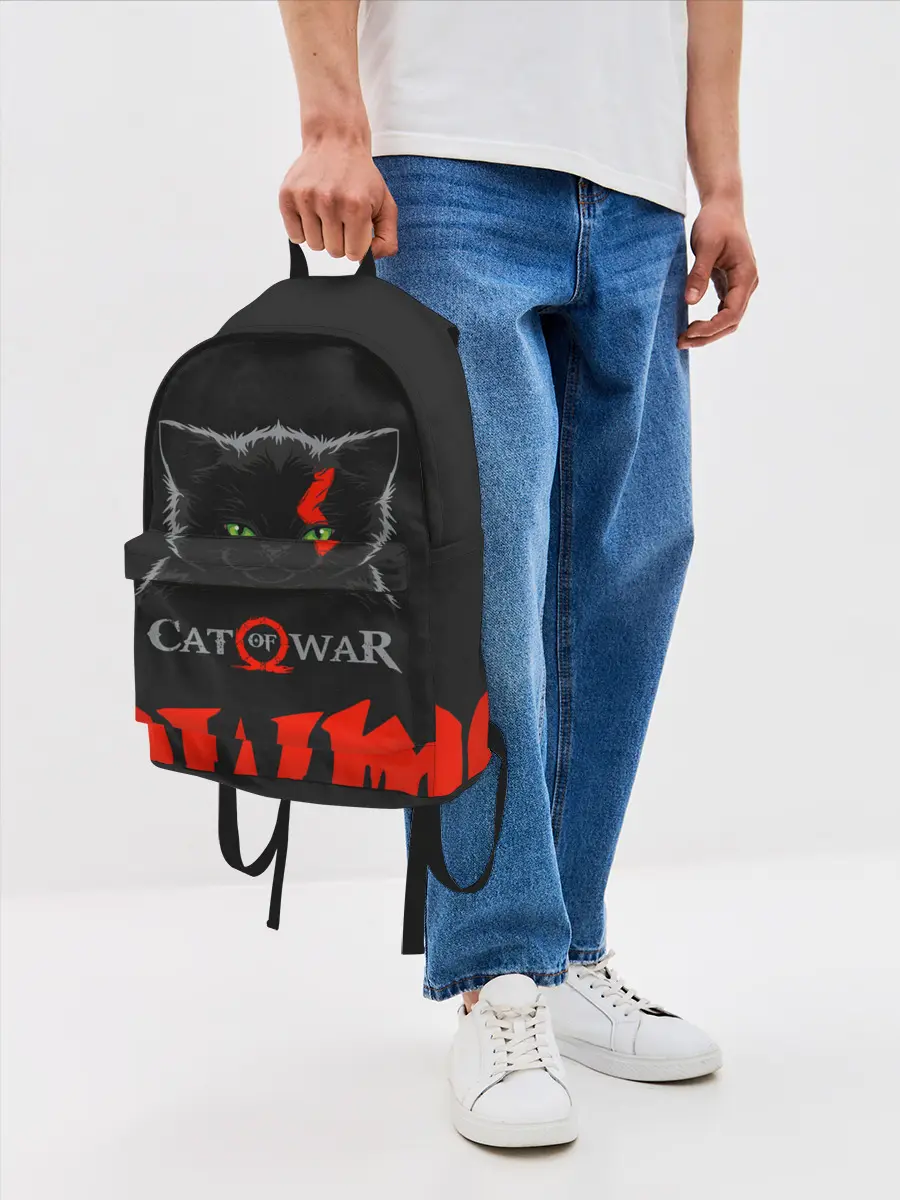 Рюкзак джинсовый / Cat of war