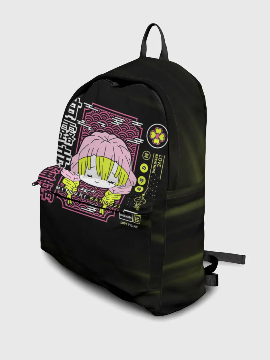 Рюкзак джинсовый / Mitsuri Kanroji | Kimetsu no Yaiba