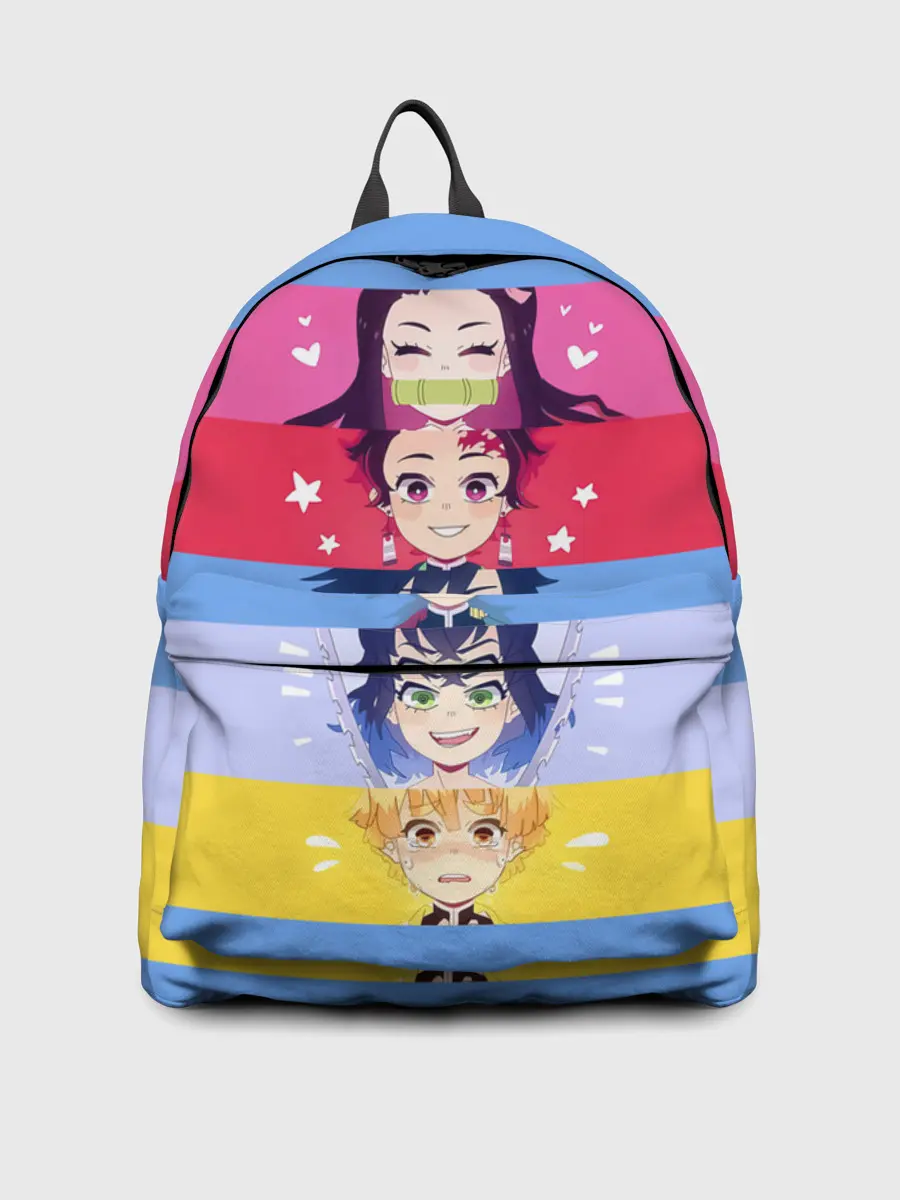 Рюкзак джинсовый / ПЕРСОНАЖИ Kimetsu no Yaiba