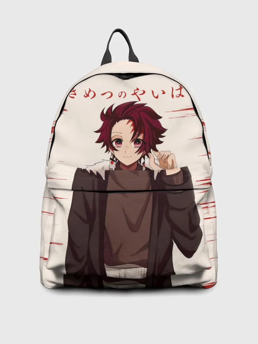 Рюкзак джинсовый / Танджиро Камадо Kimetsu no Yaiba