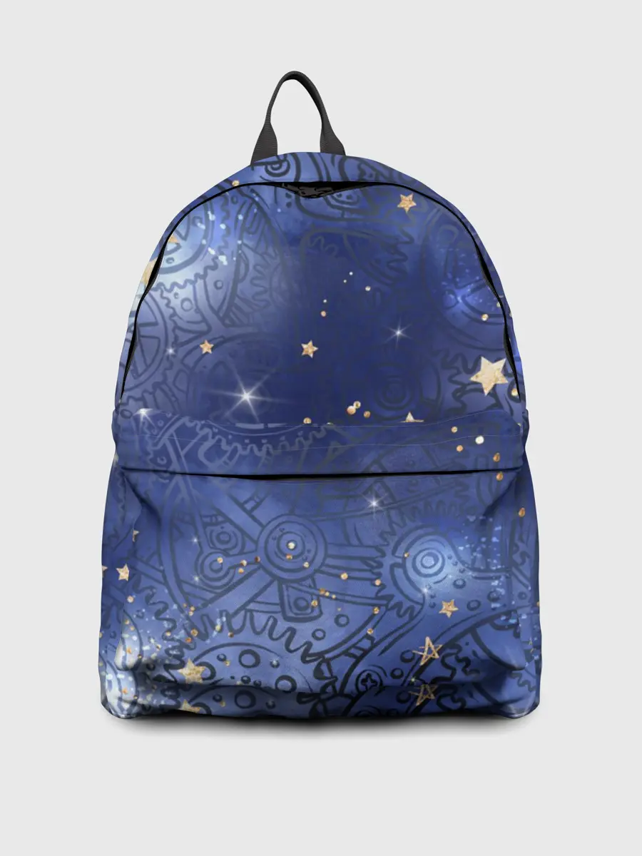 Рюкзак джинсовый / Небо в стиле Стимпанк