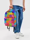 Рюкзак джинсовый / Пазлы