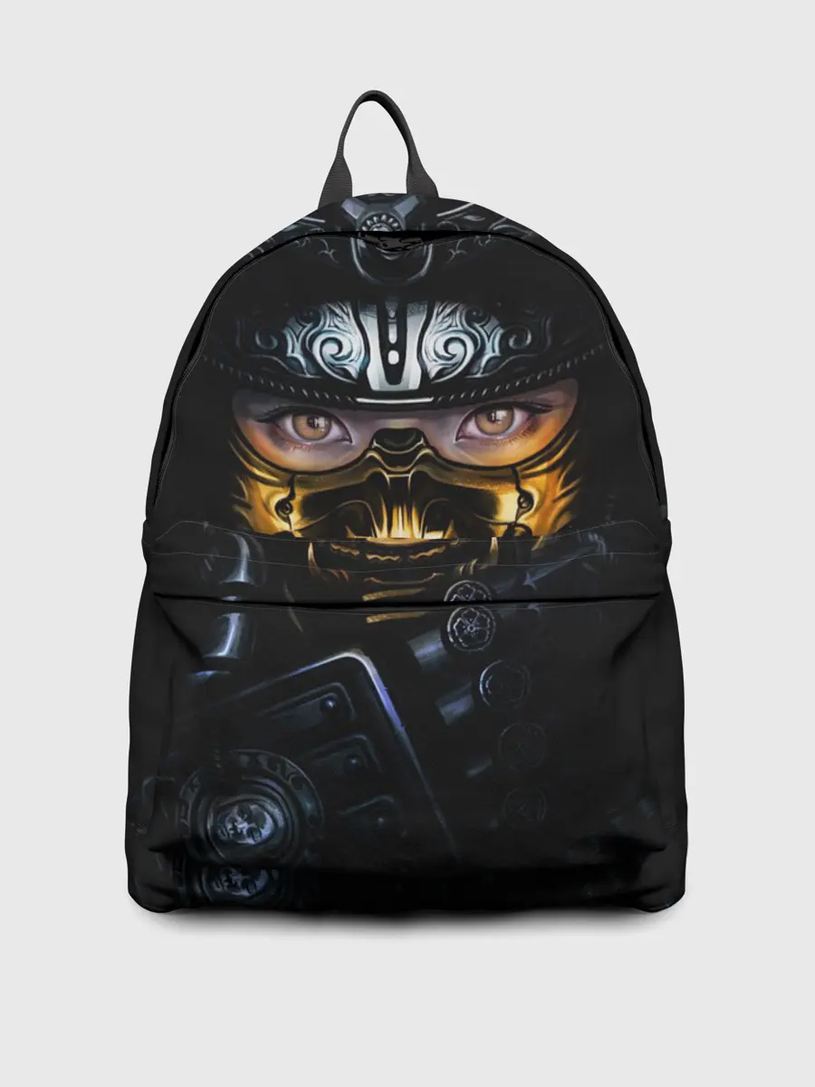 Рюкзак джинсовый / Девушка Самурай