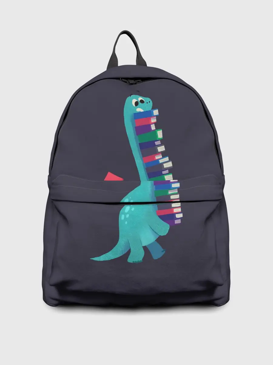 Рюкзак джинсовый / Book Dinosaur