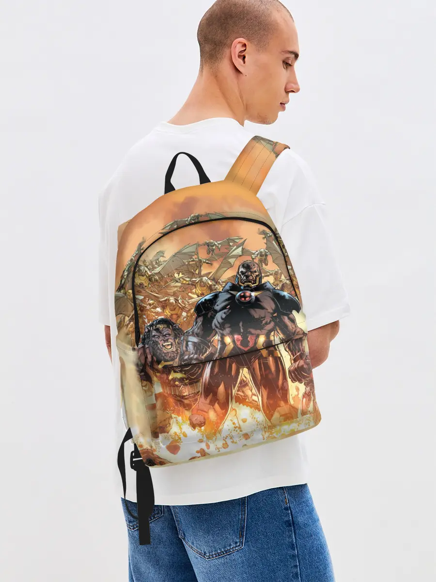 Рюкзак джинсовый / Дарксайд и парадемоны