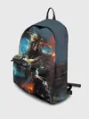 Рюкзак джинсовый / Batman, Cyborg VS Steppenwolf