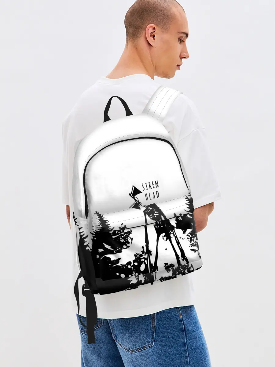 Рюкзак джинсовый / Лес сиреноголового