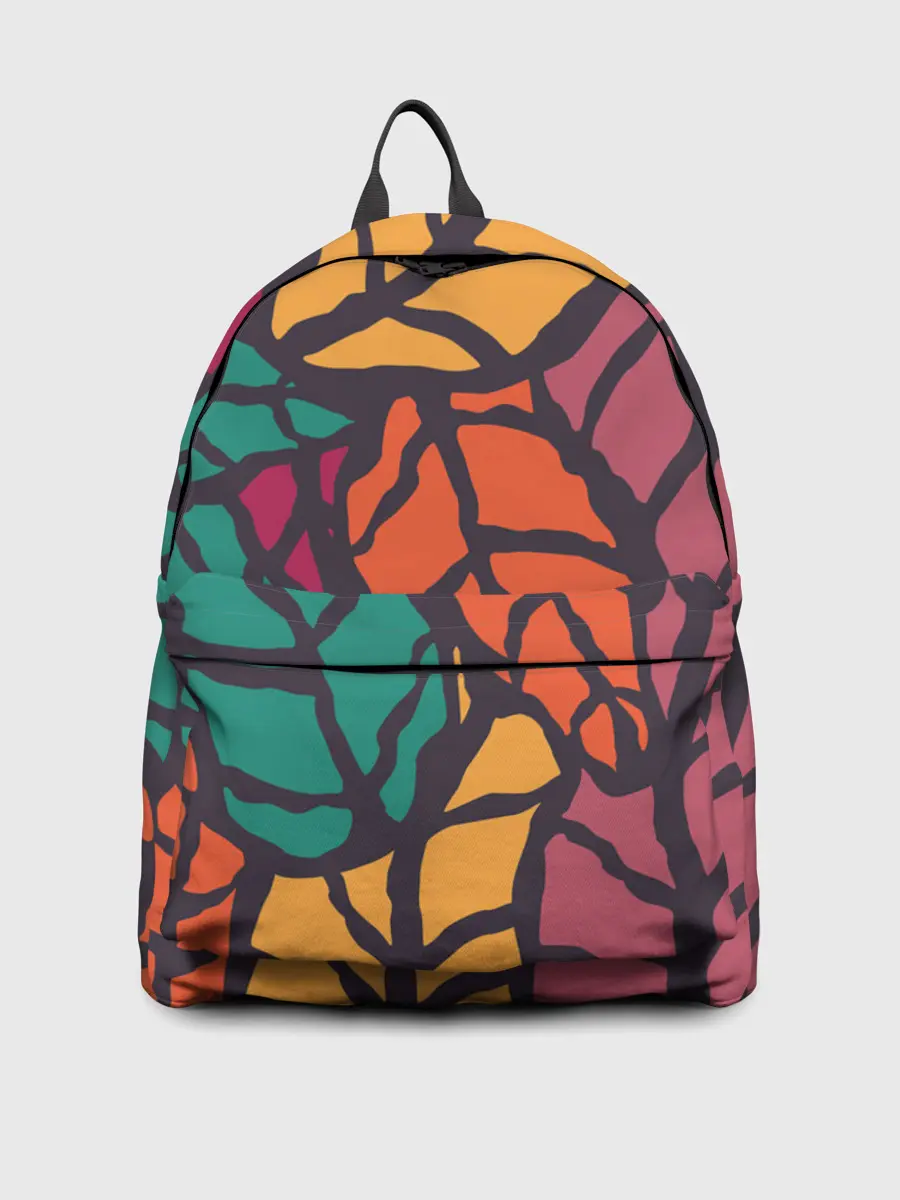 Рюкзак джинсовый / Листья