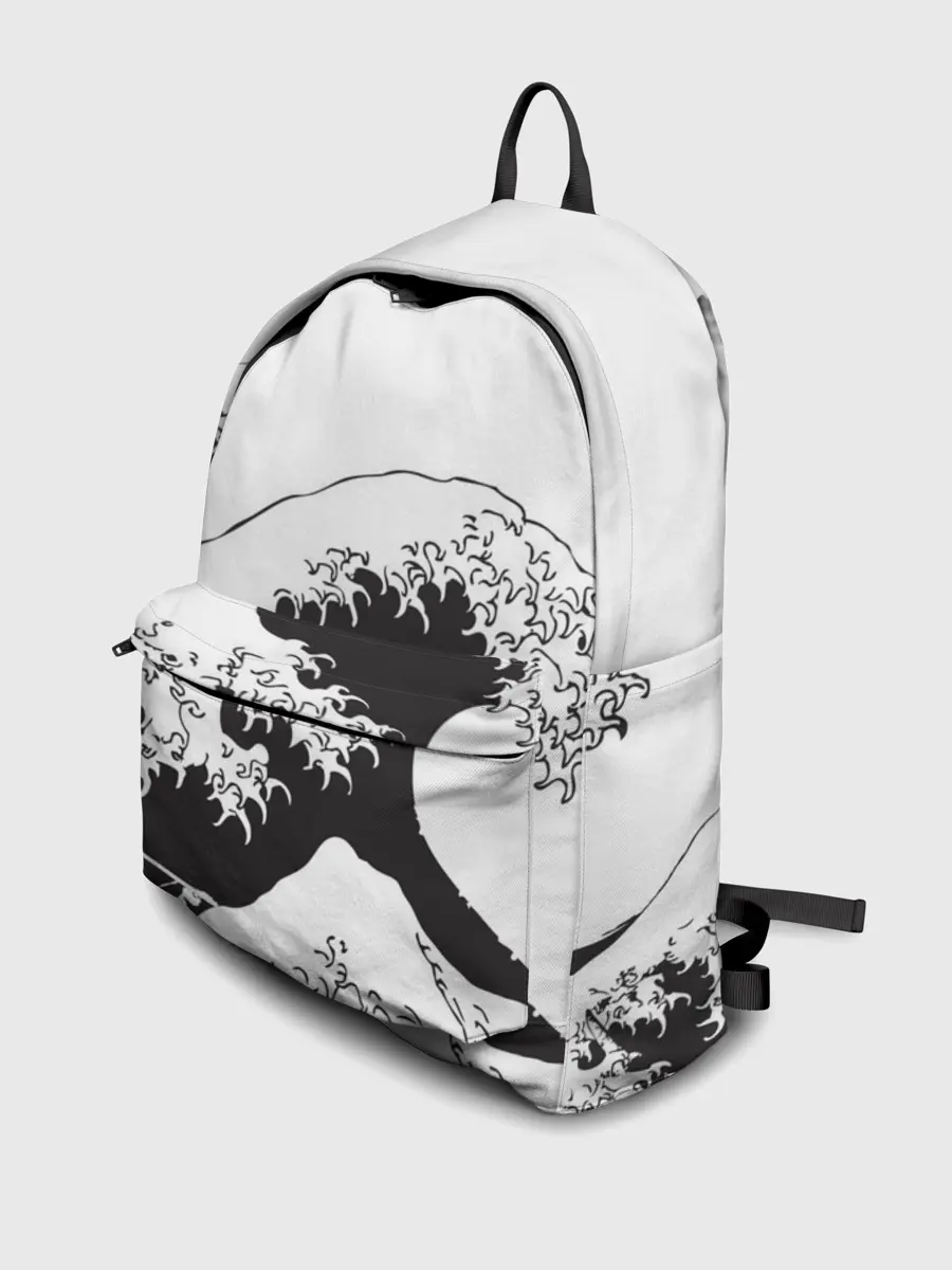 Рюкзак джинсовый / Волна Канагава Япония | Sea Wave