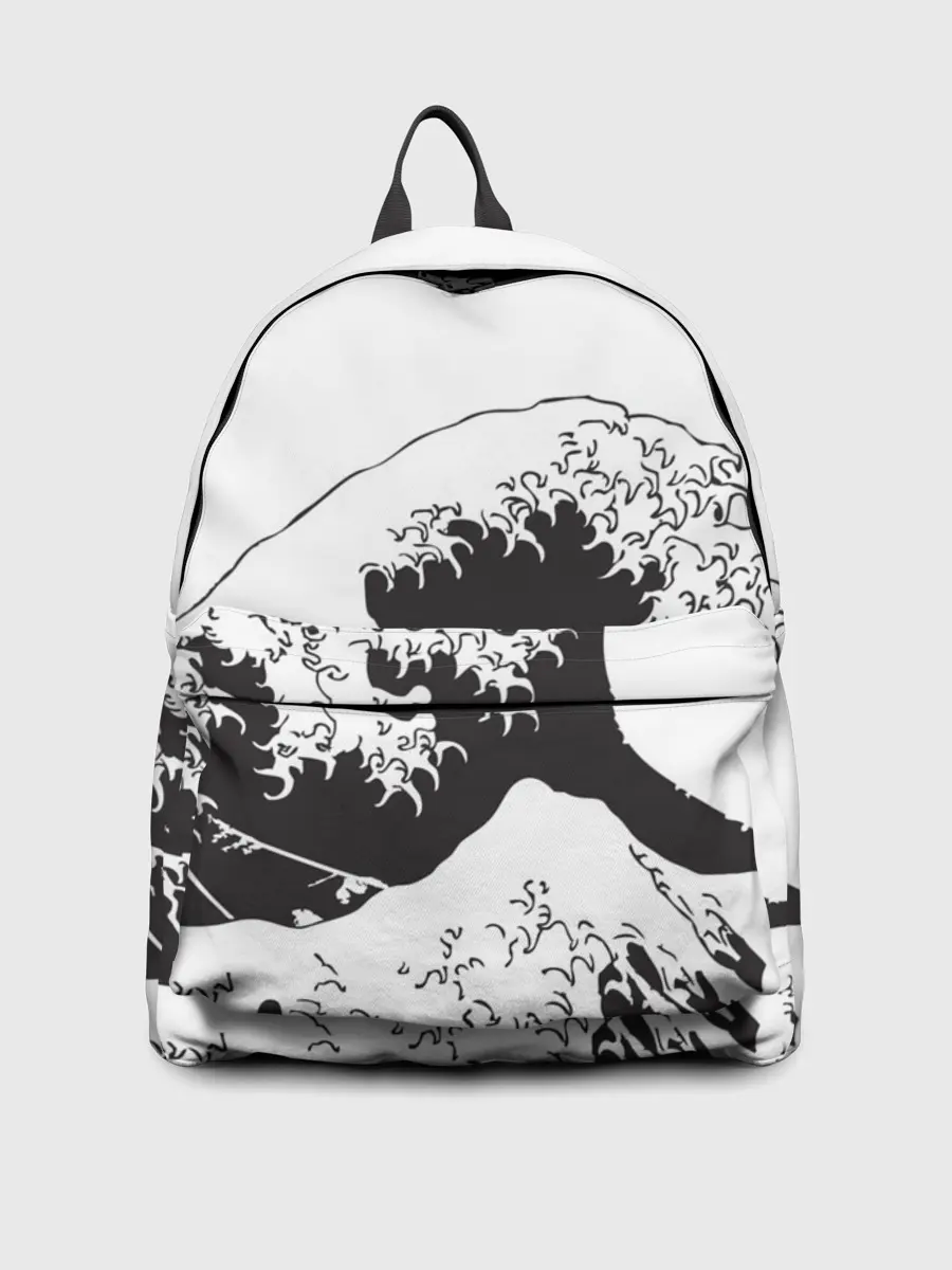 Рюкзак джинсовый / Волна Канагава Япония | Sea Wave