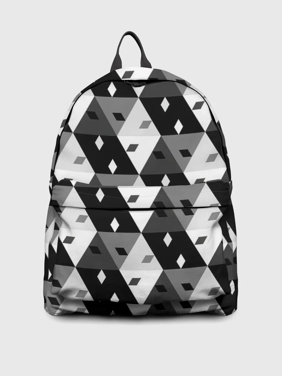 Рюкзак джинсовый / Абстрактные кубики