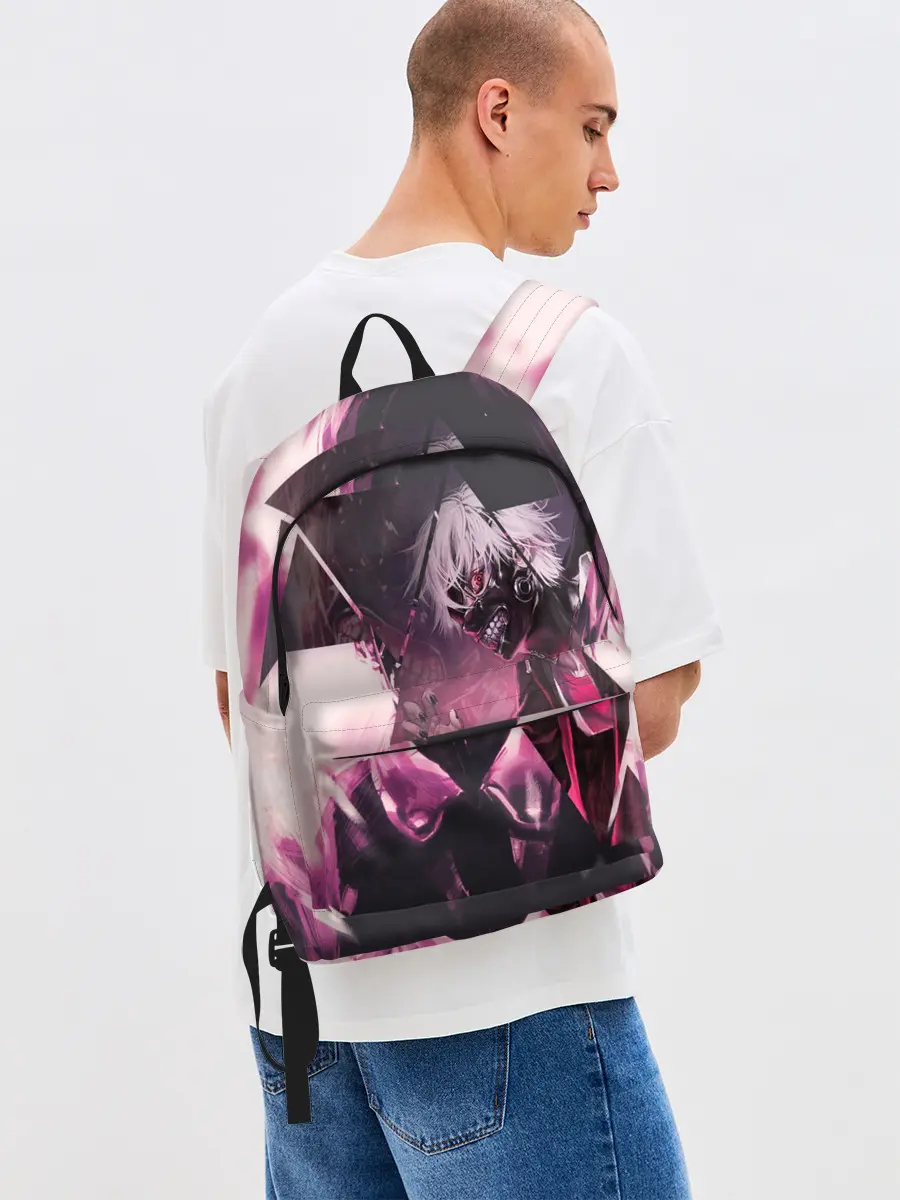 Рюкзак джинсовый / Одноглазый король Канеки