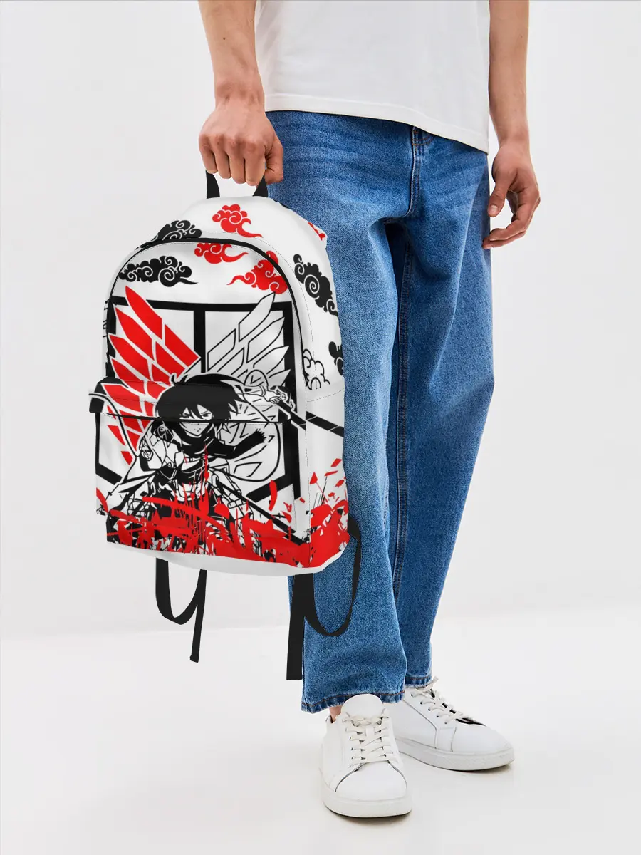 Рюкзак джинсовый / МИКАСА АККЕРМАН