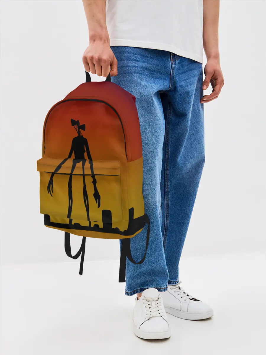 Рюкзак джинсовый / СИРЕНОГОЛОВЫЙ | МОНСТР