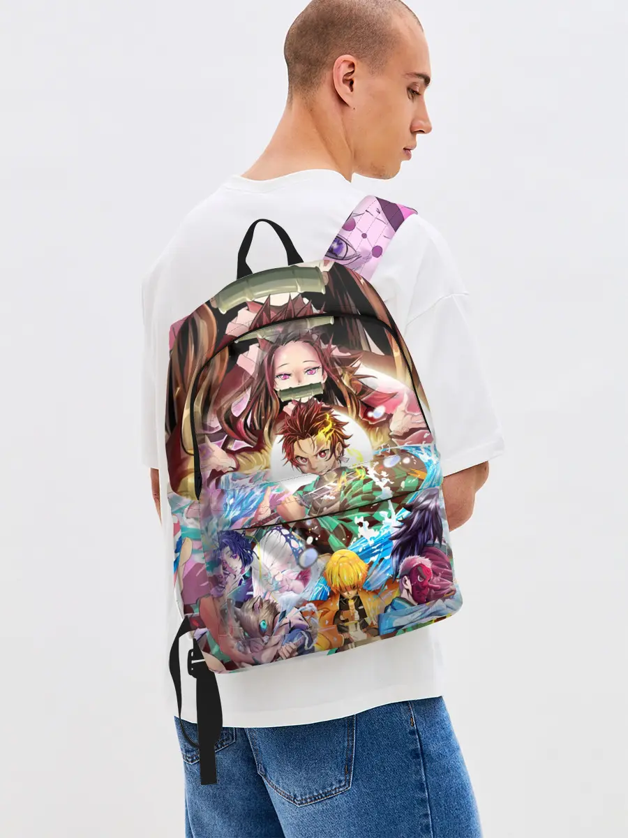 Рюкзак джинсовый / ТАНДЖИРО НЕЗУКО ЗЕНИЦУ / KNY