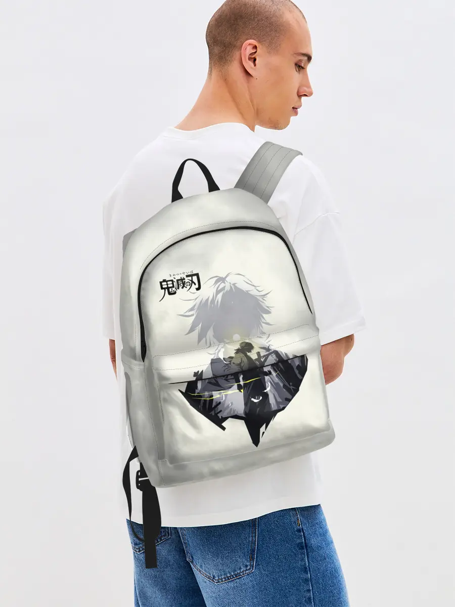 Рюкзак джинсовый / Giyuu Tomiyoka Kimetsu no Yaib