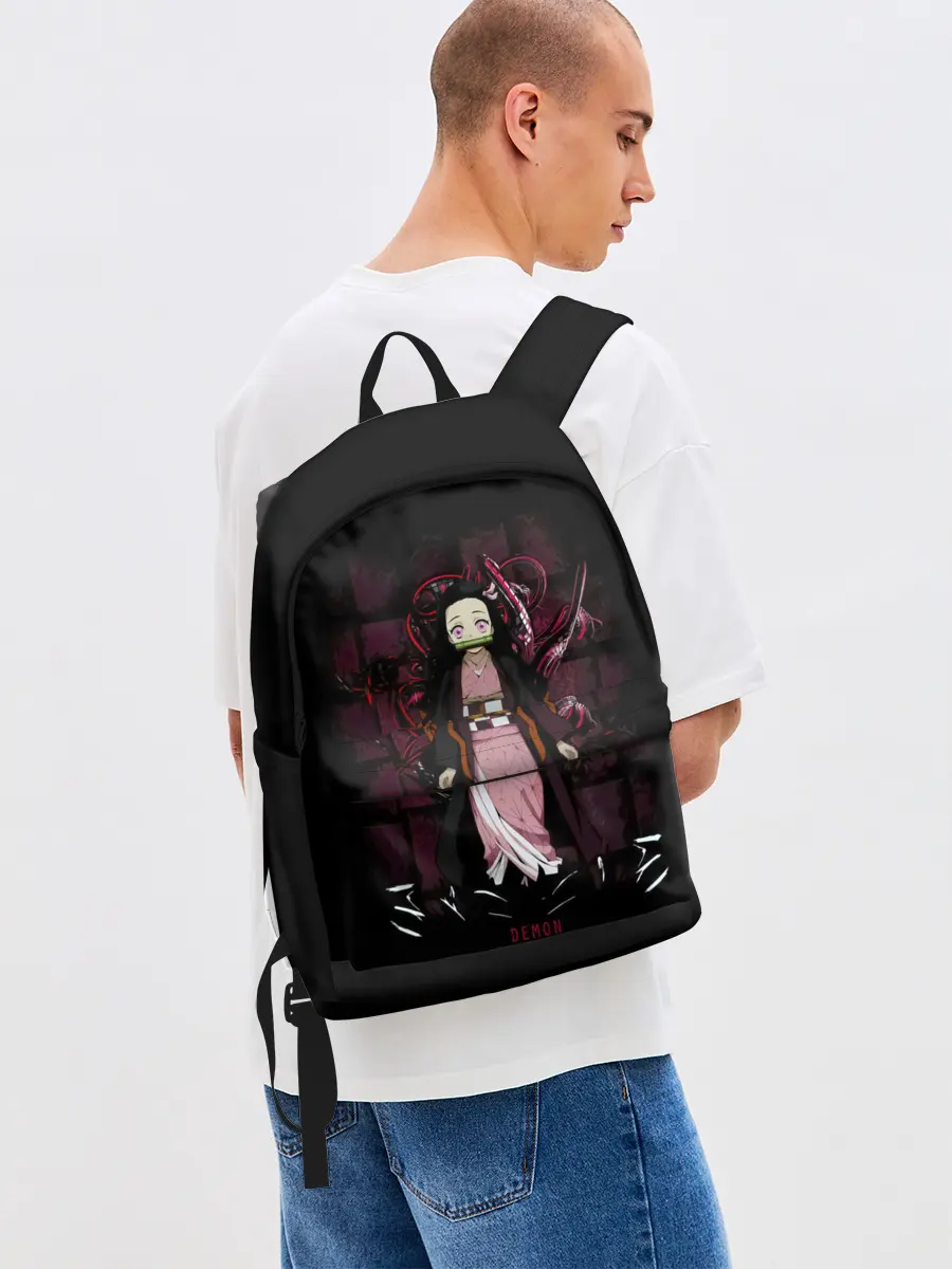 Рюкзак джинсовый / Nezuko Kamado Kimetsu no Yaiba