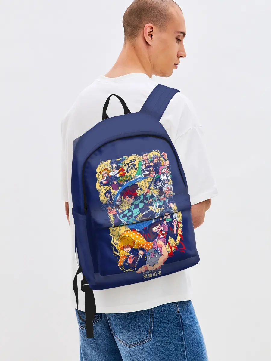 Рюкзак джинсовый / Demon Slayer: Kimetsu no Yaiba