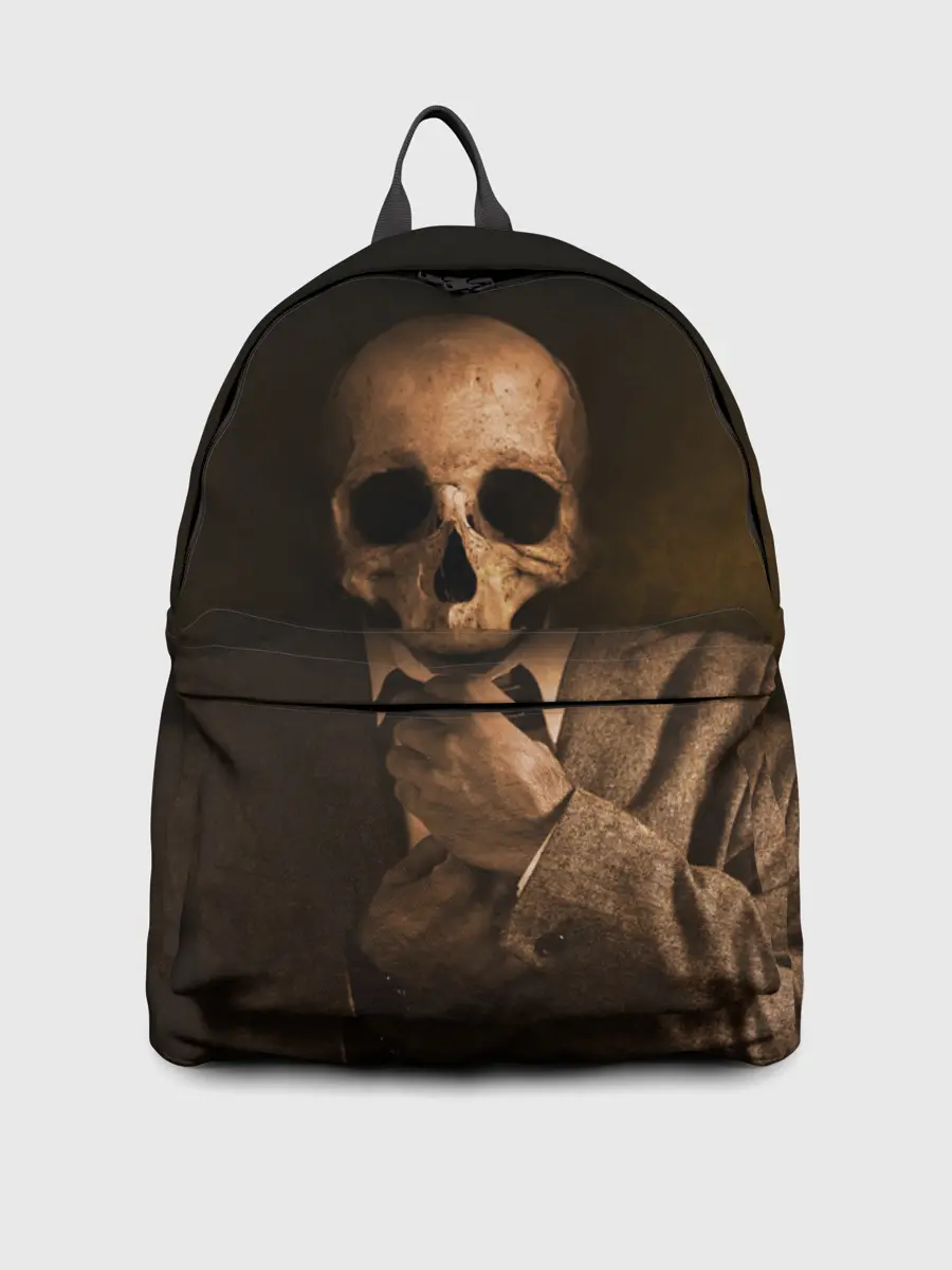 Рюкзак джинсовый / Мистер Скелет