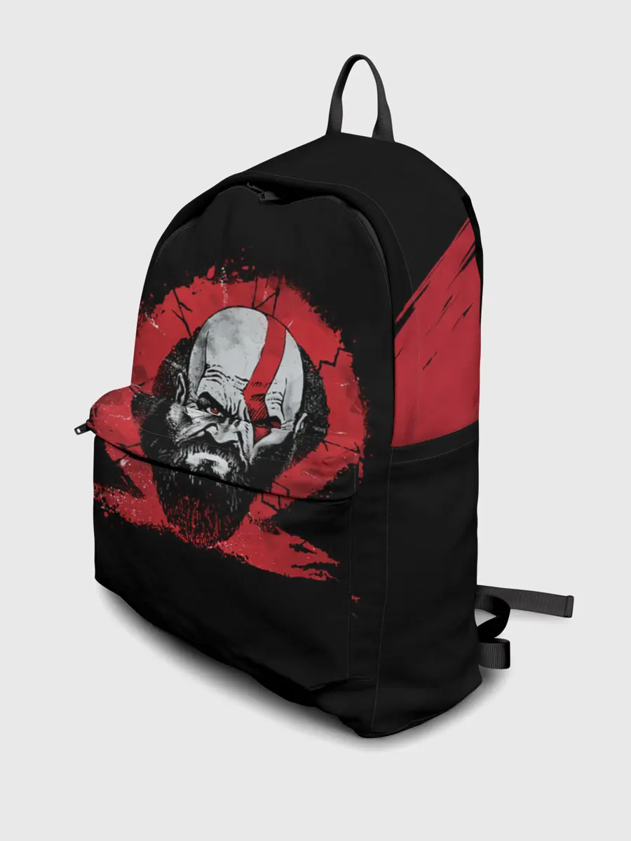 Рюкзак джинсовый / Брутальный Кратос | GOW